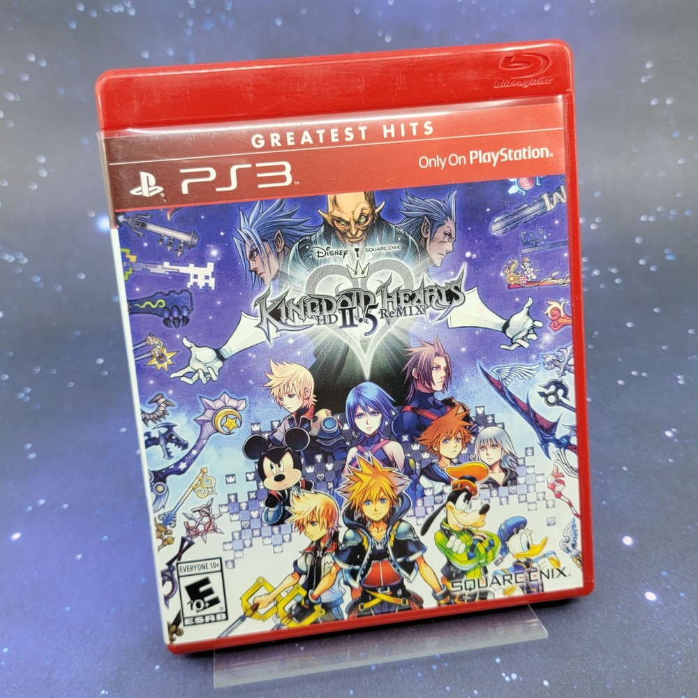Kingdom Hearts HD 2.5 ReMIX PS3 Greatest Hits Red Case Disney Square Enix